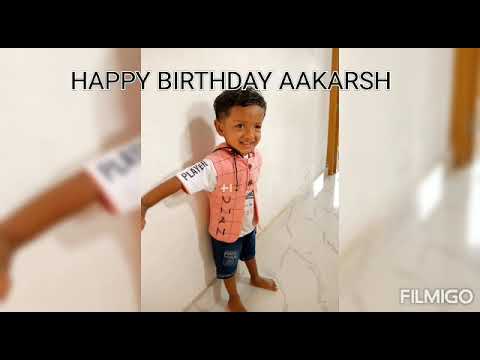Aakarsh happy birthday at 2yrs