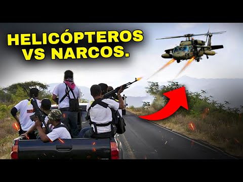 This is how Army helicopters EXTERMINATE the most DANGEROUS drug cartel HITMEN in Mexico