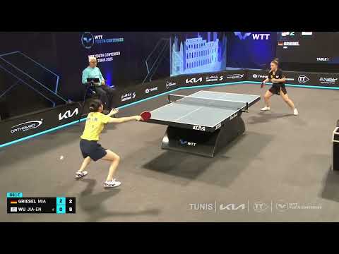 Mia Griesel (GER) vs Wu Jia-En (TPE) | U19 Final | 2025 WTT Youth Contender Tunis