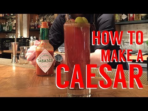 How to Make a Caesar Cocktail (Spicy)