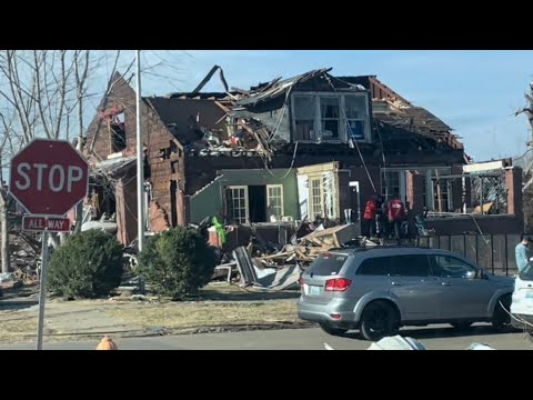 Tornado Aftermath in Mayfield Kentucky 2021