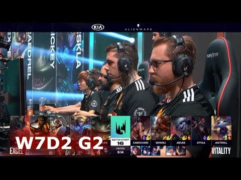 Excel Esports vs Vitality | Week 7 Day 2 S9 LEC Summer 2019 | XL vs VIT W7D2