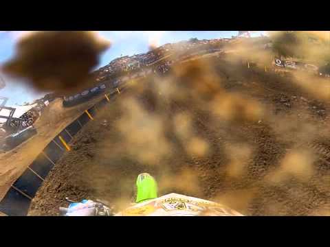 GoPro HD: Josh Grant 2nd Moto Lap Hangtown 2012 Lucas Oil Pro Motocross