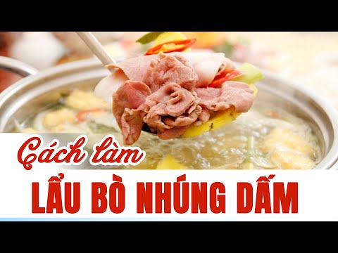 Lẩu bò nhúng giấm