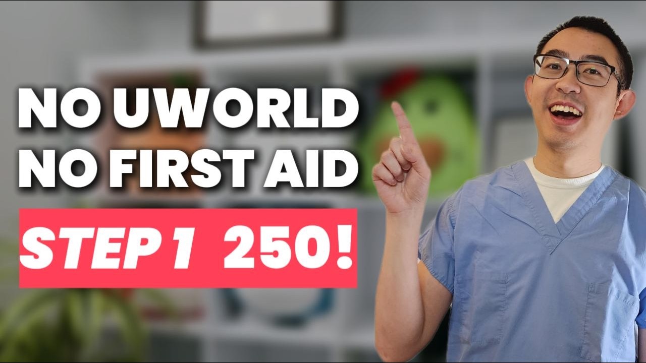 I Scored 250 on Step 1 Without First Aid or Uworld Here's How | USMLE Step 1 Experience