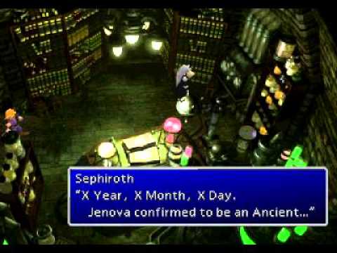 Final Fantasy VII walkthrough part 7 (ff7) Cloud's flashback (long game play)