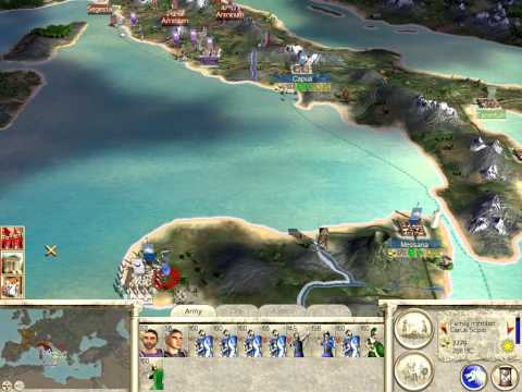 Let's Play Rome Total War - 03 (Grabbing Up The Final Chunk, Hanno Humps a Wall)