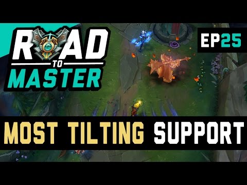MOST TILTING SUPPORT TO PLAY WITH? - Ashe Road to Master Ep 25 (League of Legends)