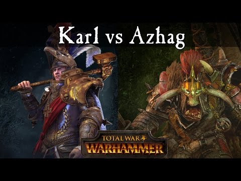 Azhag The Slaughterer vs Karl Franz - Total War Warhammer Deathmatch