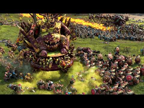 Nurgle VS Dwarfs - Warhammer Battles