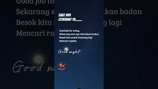 Download lagu Selamat Malam Saatnya Istirahat || Good Night Sweet Dreams || Story Kata Bijak Hari an mp3