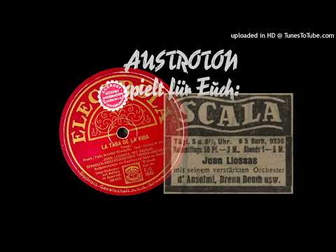 Juan Llossas m. s. span.-argent. Tango-Orch. (+voc): La taba de la vida - Tango (Berlin 1930)