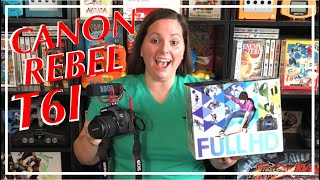 CANON EOS REBEL T6I - UNBOXING AND CHANNEL UPDATE!