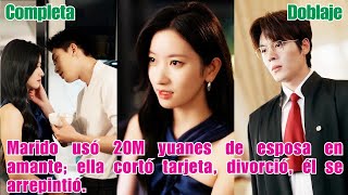 Marido usó 20M yuanes de esposa en amante;ella cortó tarjeta,divorció, él se arrepintió.#250930byB2