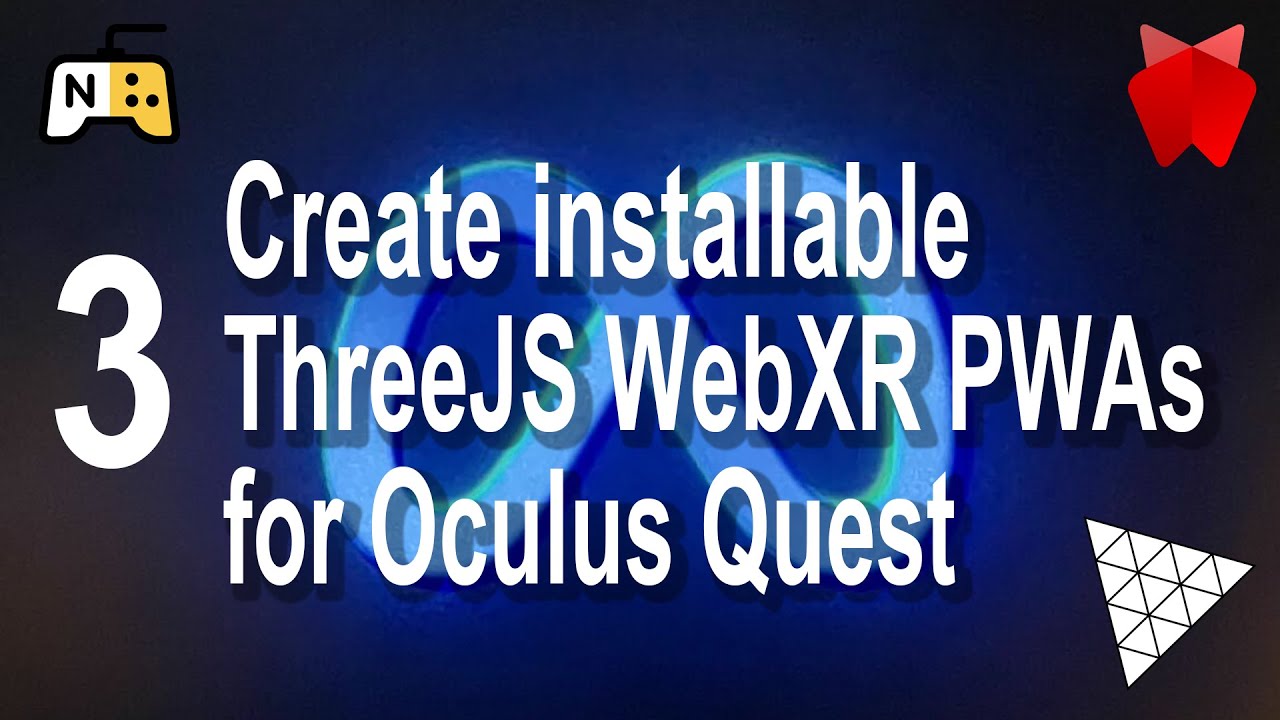 A WebXR PWA example for an Oculus Quest headset