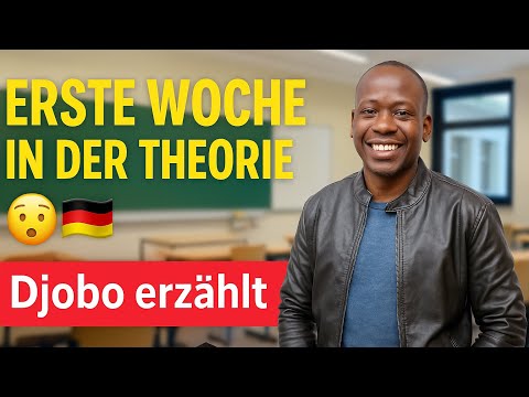 My first week of theory in Germany 😱 (Interview with Djobo)