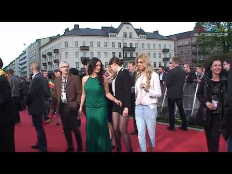 Interview Moje 3 (Serbia) at the 2013 Eurovision Opening Reception in Malmö