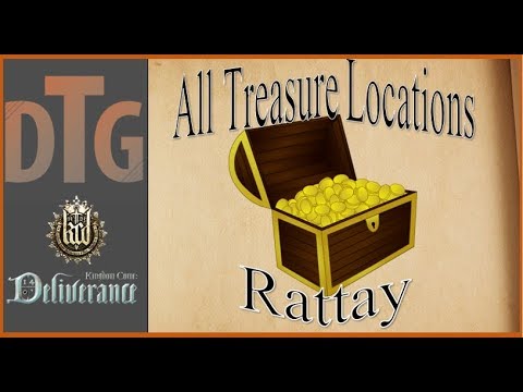 Kingdom Come Deliverance All Treasure Locations Around Rattay | Treasure Hunting Guide |