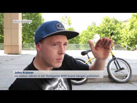 BMX Flatland und BMX Street Fahrer John Krämer und Miguel Smajlji.