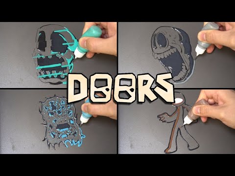 Roblox Doors 👁 Edible Pancake art - ambush, rush, dread (NEW ENTITY), seek