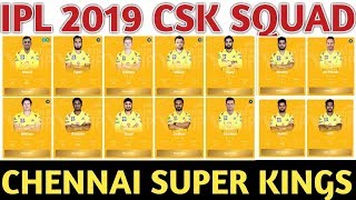 IPL 2019 Chennai Super Kings Team Squad | Csk Confirm And Final Squad For IPL 2019