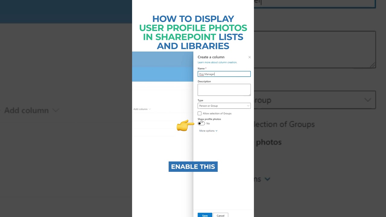 Add Profile Pictures to SharePoint Lists & Libraries