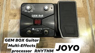 Video thumbnail for JOYO GEM BOX GUITAR MULTI-EFFECTS PROCESSOR & RHYTHM (Review) by Wilsons Musical Instruments