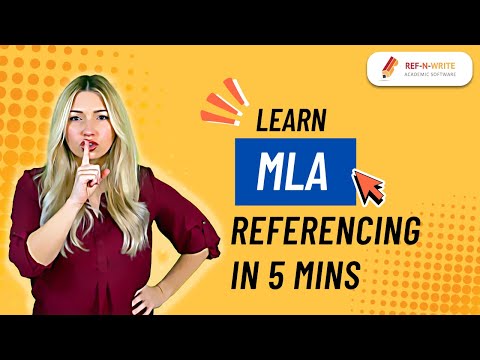 MLA Referencing Style Made Easy!