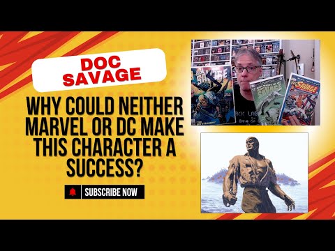 Let's Review Doc Savage-The Man of Bronze...Why Did Neither Marvel or DC Make This a Smash Success?