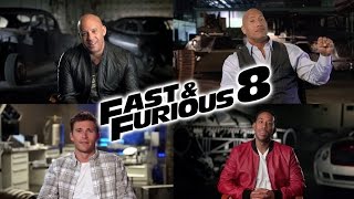 The Fate of the Furious - Cast Interviews (2017) Vin Diesel, Dwayne Johnson Action Movie HD