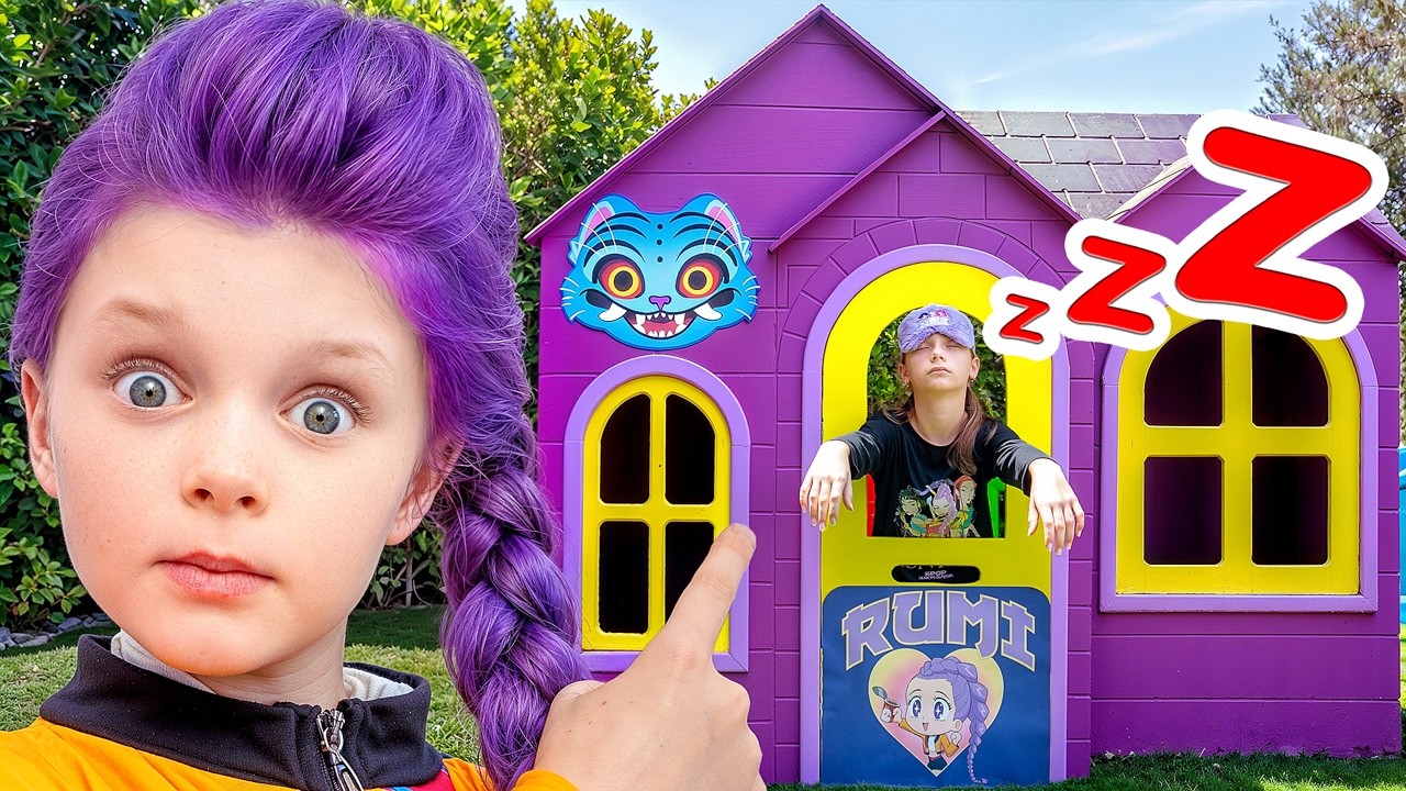 Sleepwalking Eva Needs Rumi’s Help! Funny Sister Story