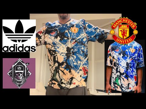 Manchester United x Adidas x Stone Roses Jersey 🔵 | Where Football Meets Music & Culture