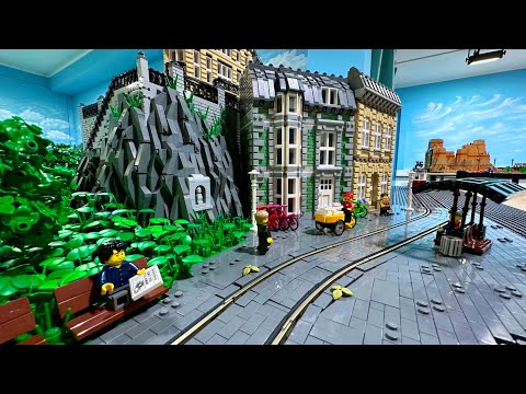 Es wird immer schlimmer: Illegales Schienennetz... Bau einer Lego Stadt Teil 292.