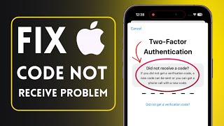 Two-Factor Authentication Code Not Received Problem Solved [ IPhone IOS ]