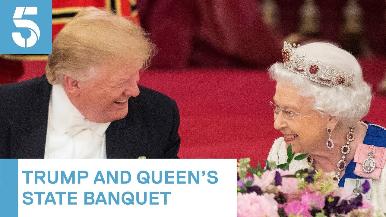 Queen and Donald Trump make speeches at state banquet | 5 News