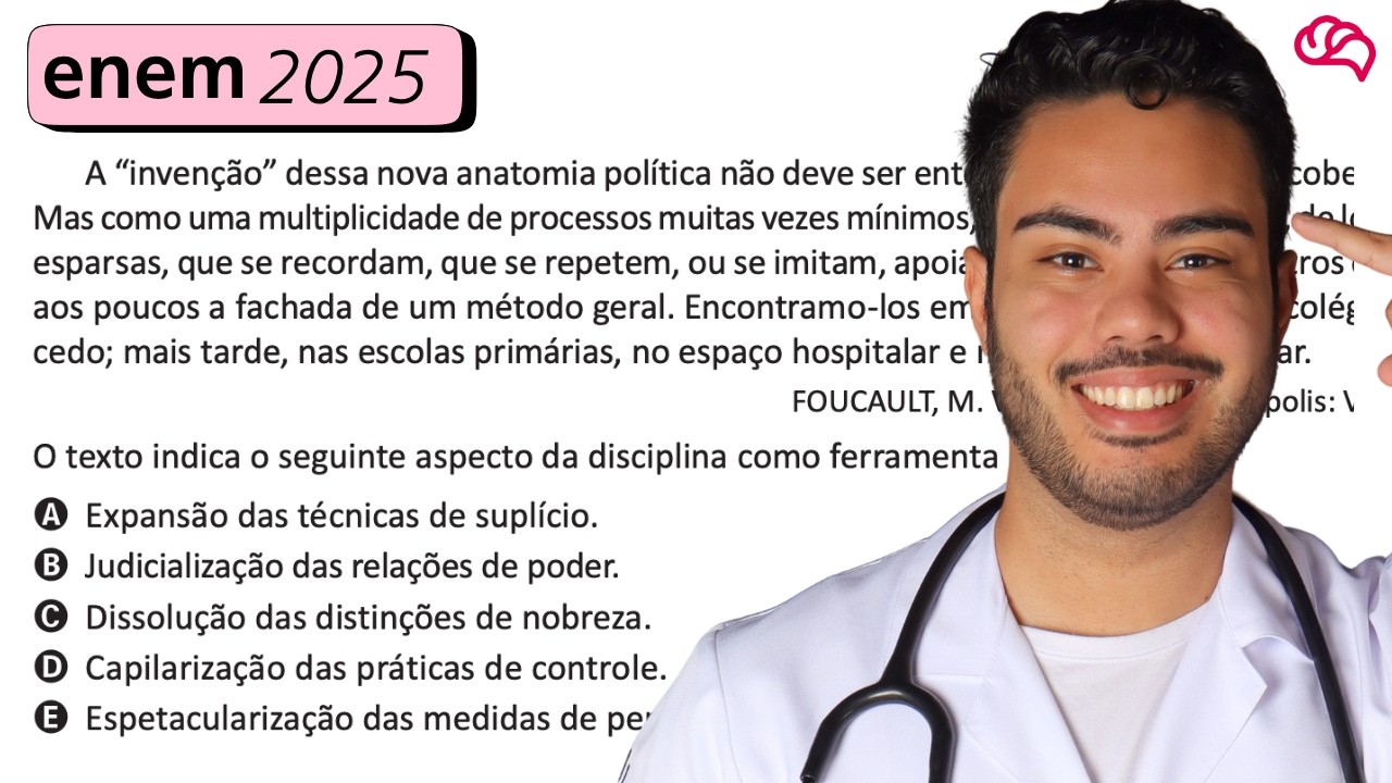 Resolução em Vídeo — Questão 55 ENEM 2025