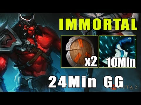 [Axe] 2xStout Shield Ez Offlane 10Min Blink Dagger 24Min Call GG (FullGame Dota2 7.22c)