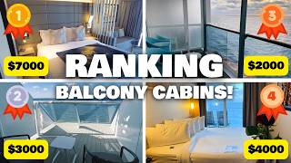 Ranking EVERY balcony cabin I stayed in this year