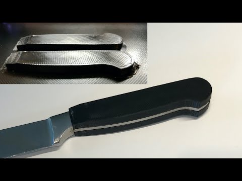 3D-printed kitchen knife handle