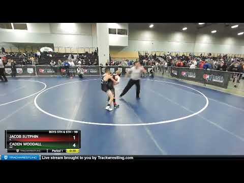 98 Lbs Quarterfinal - Jacob Sutphin, IL Vs Caden Woodall, AZ 2d6a