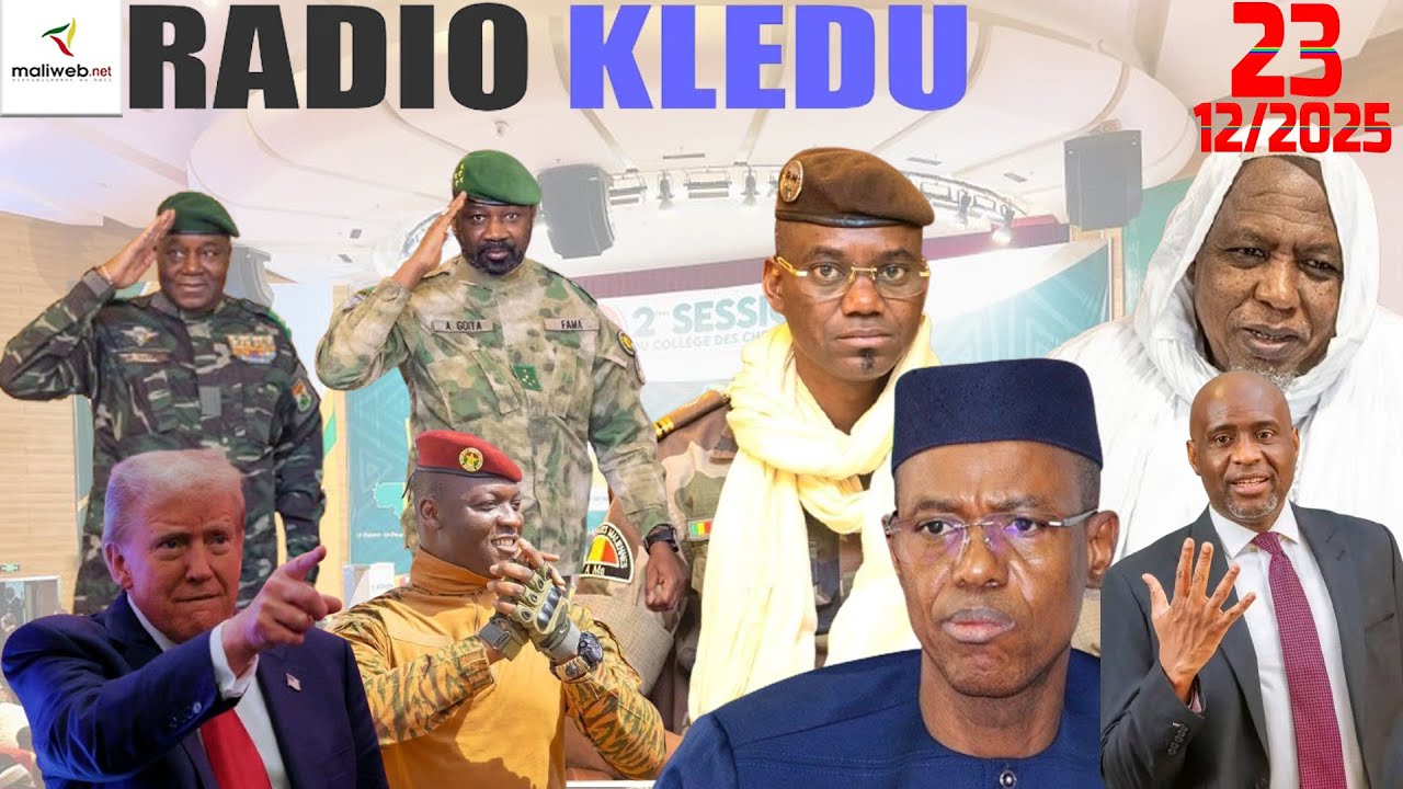 La Revue de Presse de la RADIO KLEDU du 23 décembre 2025