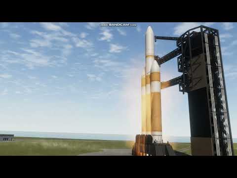 RS68 Delta IV Waterfall Fireball FX test for Bluedog Design Bureau