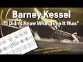 Barney Kessel - I Didn't Know What Time it Was - Gill&Jazz Transcription