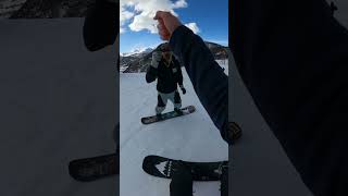 Cноуборд POV: You're in a snowboard race