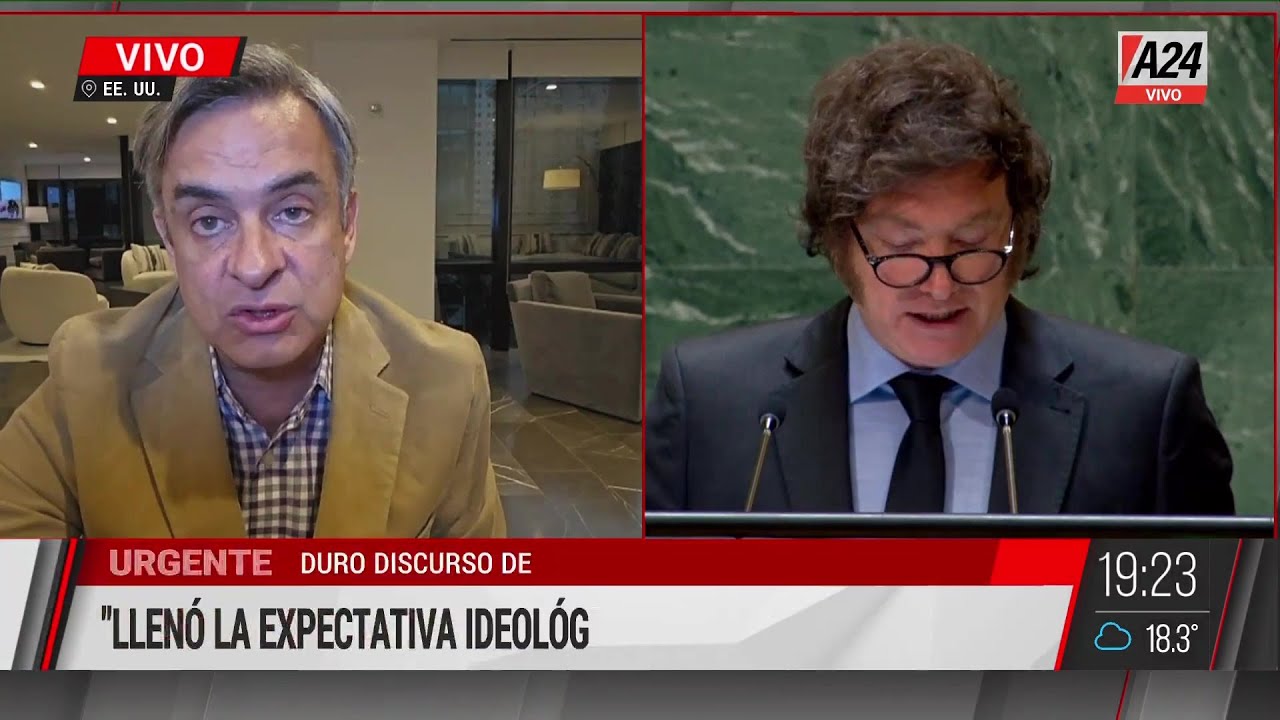📢LA REPERCUSIÓN EN EL EXTERIOR DEL DISCURSO DE MILEI EN LA ONU