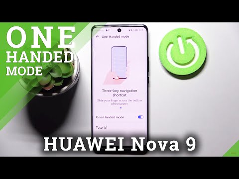 How to Use One-Handed Mode in HUAWEI Nova 9 - Make Screen Smaller