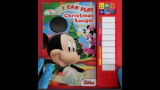 Mickey Mouse Clubhouse "I Can Play Christmas Songs" INTERACTIVE Button Sound Book