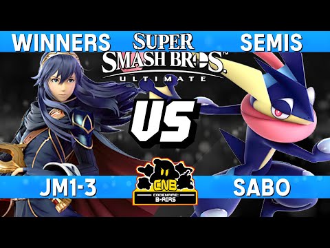 Smash Ultimate Tournament Winners Semis - JM1-3 (Lucina) vs Sabo (Greninja) - CNB 202