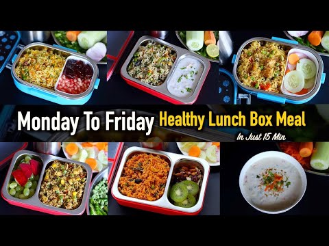 ఉదయాన్నే హడావిడిలేకుండా పోషకాలతో 15ని||ల్లో చేసుకొనే👉5Healthy Lunch Box Recipes With Nutrients👌Lunch