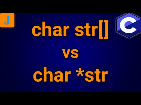 C C String Character Array And Character Pointer